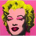 Andy warhol american 19281987 marilyn invitation 1981 offset lithograph in colors 7 x 7 sheet closed printer colour editions inc  publisher castelli graphics new york provenance
