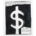 Raymond pettibon american b 1957 three works of art untitled their religion is a promise of good things to come 1987 ink on paper framed signed and dated 11 14 x 8 78 sheet unti