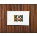 Yaacov agam israeli b 1928 etude circles 1965 painted plaster on wood panel signed dated and titled 12 14 x 15 58 x 2 provenance estate of william benenson new york private collecti