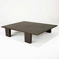 John birch wyeth galleries large coffee table new york 1990s stained bamboo and oak branded 13 34 x 69 x 53 14
