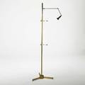 Arredoluce easel manza italy 1950s brass enameled aluminum wiring labeled 82 x 23 dia