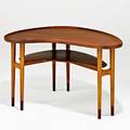 Niels vodder tiered occasional table denmark 1940s teak beech unmarked 21 34 x 38 12 x 30