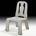 Robert venturi knoll international queen anne chair usa 1980s laminated plywood unmarked 38 12 x 26 x 23 14
