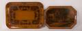 Two 2 Painted Tole Trays
