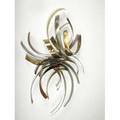 Silas seandel wall hanging sculpture saturns rings new york 1990s brass bronze enameled steel patinated copper signed 6 x 55 x 36