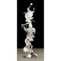 Greg nangle b 1973 tall sculpture disheveled philadelphia 2007 cast bronze cast glass signed 80 x 28