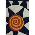 After alexander calder 18981976 bon art jute fiber tapestry prototype star nicaragua 1975 embroidered ca 75 cloth tag 84 x 56