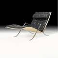 Preben fabricius jorgen kastholm alfred kill grasshopper lounge chair denmark 1960s chromeplated steel leather canvas unmarked 32 12 28 14 x 57