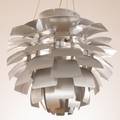 Aluminum Artichoke Pendant Chandelier