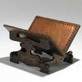 Charles rohlfs rare carved log holder tacked copper lining buffalo ny 1902 signed and dated 14 34 x 21 x 19