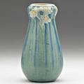 Anna frances simpson newcomb college transitional vase with daffodils new orleans la 1917 incised nc190ja22afs 6 12 x 3 12 publication forster alternative american ceramics p 150