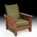 L  jg stickley onondaga shops early morris chair no 798 fayetteville ny ca 1904 unmarked 37 x 32 x 36 12
