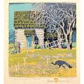 Gustave baumann american 18811971 color woodblock print nobody is home santa fe nm 1945 pencil titled dated signed numbered 23125 image 11 x 9 34