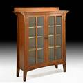 Limbert twodoor bookcase no 358 grand rapids mi ca 1910 branded mark 57 x 48 x 15