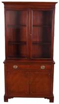 Drexel GlassFront Mahogany Cabinet