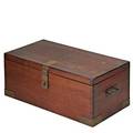 Roycroft goody box east aurora ny ca 1910 mahogany copper orb and cross mark 9 12 x 23 x 12