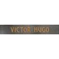 Roycroft room name plaque from the roycroft inn victor hugo east aurora ny ca 1905 carved stained and painted oak 4 x 24 eckhardt allison m living with antiques antiques magazine