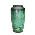 Clewell copperclad vase with verdigris patina signed 10 x 5 12 dia