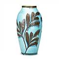 Rookwood later matmat modern vase squeezebag decorated with fulllength foliate sprigs 1931 flame markxxxi977 10 12 x 5 12 dia