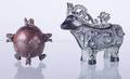 Bronze Animal Figure Censers Two 2