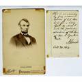 George t downing abolitionist papers twenty letters include one from abraham lincoln dated 1862 one from president grant and others from prominent civil rights leaders and abolitionists