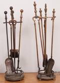 Brass Fireplace Tool Sets Two 2