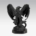 Carved wood eagle from a single block of wood late 19thearly 20th c 25 12 x 20 x 14