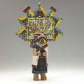 Hopi kachina butterfly maiden cottonwood with polychrome decoration 20th c 15