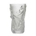 Lalique angelots vase in original box 20th c script signature 10 34