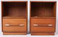 Widdicomb Walnut Nightstands Pair