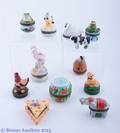 Limoges Style Animal Trinket Boxes Twelve 12