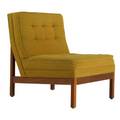 Florence knoll knoll associates lounge chair usa 1950s wool and walnut unmarked 31 x 25 x 32