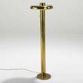 Style of karl springer brass floor lamp usa 1980s unmarked 43 12 x 12 34 dia