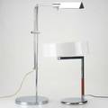 Modern lighting chrome floor and table lamp c1970 unmarked floor lamp extended 49 x 15 x 10 dia