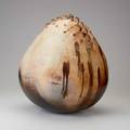 Michael mick burnished eggshaped ceramic vessel signed m mick 17 12 x 15 x 13