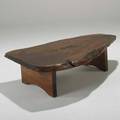 New hope school walnut freeedge coffee table usa 1960s unmarked 12 x 45 x 28