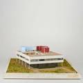 Philippe baumann architectural model of le corbusiers famed villa savoye poissy france c1930 model built during mr baumanns study at brown university providence ri 1982 painted wood and m