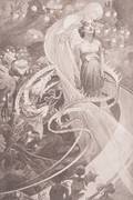 Le Pater Lithograph by Alphonse Mucha