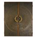 Billy joe mccarroll david gillespe forms and surfaces pair of heroic sunburst doors california 1970s composite bronze walnut unmarked each 77 12 x 32 14 x 6 12