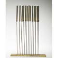 Harry bertoia sonambient sculpture pennsylvania 1960s beryllium copper brass unmarked 12 12 x 8 12 x 2 12 provenance private collection new york