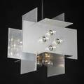 Paul mayen habitat large chandelier usa 1960s aluminum twenty sockets unmarked overall including stem 31 x 24