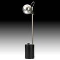 Angelo lelli arredoluce contrast table lamp italy 1960s mattechromed steel enameled steel plastic unmarked 17 x 3 12 x 2 34