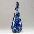 Fulvio bianconi venini tall glass bottle murano 1950s unsigned 14 12 x 5 12