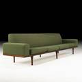 Illum wikkels soren willadsen fourseat sofa no 504 1960s wool rosewood unmarked 28 12 x 105 x 31