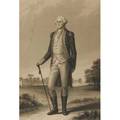 Four 19th c george washington prints including after rembrandt peale and after archibald macneal willard all framed largest 27 x 17 sight
