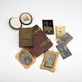 Postmilitary photography thirtyseven pieces 20th c cdv of union officer tintype of dog family in tennis garb boy in uniform cdv bust of union soldier etc