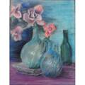 Charles rosen american 1878  1950 pastel of floral still life untitled signed 25 x 19 sheet