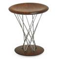 Isamu noguchi 1904  1988 knoll rocking stool no 86t usa 1950s walnut chromed steel unmarked 16 12 x 14 dia