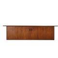 Jens risom attr b 1916 teak wallhanging cabinet usa 1950s unmarked 21 12 x 88 x 18 12