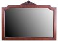 Antique Walnut Mirror w Beveled Glass